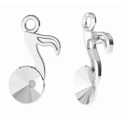 Infinite U Collana Con Ciondolo Nota Musicale In Argento 925 E Zirconi – Regalo Ideale
