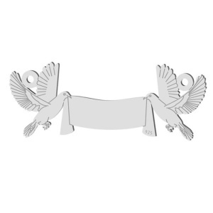 925 silver connector, 32 x 12.1 mm - Img 2