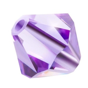 Bicónico 5mm Violeta