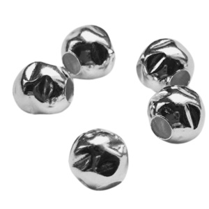 bila argint 925 hammered 3 mm gaura 1,5 mm - Img 2