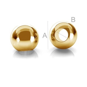 Bola de oro 14 k 1,8 mm