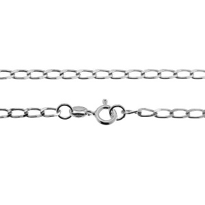 bracelet,sterling silver 20 cm, thickness 2.40 mm, weight 2 grams - Img 2