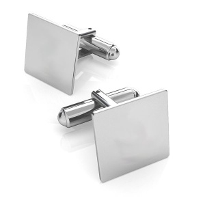 Buton argint 925, 15 x 15 mm