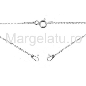 Cadena de eslabones de 41 cm y 1 mm de grosor  - Img 2