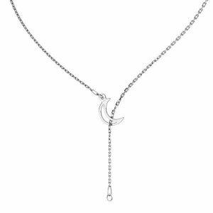 cadena de plata 925 para eslabón de luna 45 cm