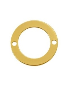 cerculet aur 585 14k 10 mm doua gauri placat cu aur de 18k
