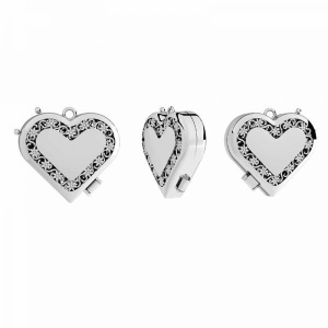 Colgante corazón de plata 925