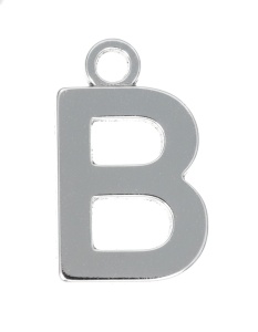 Colgante Letra B plata 925