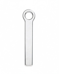 Colgante Letra I plata 925