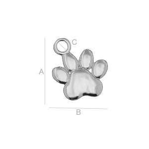 Colgante plata 925, 12 x 10 mm - Img 2