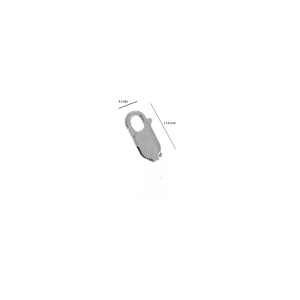 Colgantes de plata 925 11,6 mm lobser