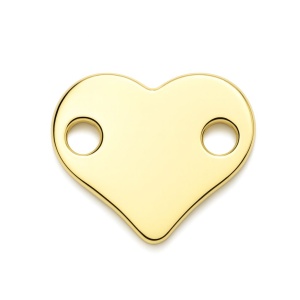 Corazón de oro de 14 quilates - au 585 - Img 2