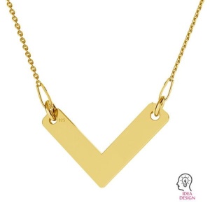 link- colgante V plata 925 - Img 4