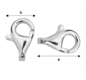 Lobster argint.925, 11x7.23 mm