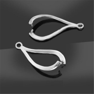 Pendant clasp,sterling silver .925 25*14 mm code ag016 - Img 2