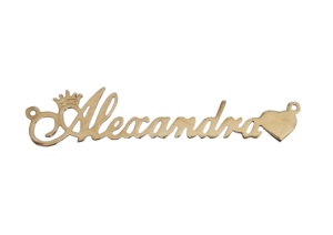 Plata chapada en oro 925 alexandra