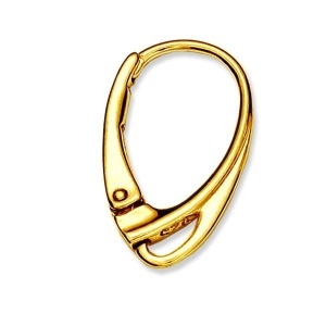 Plata de ley chapada en oro de 18 K oro de 18 K - 1 pieza