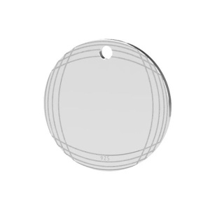 Round pendant, 925 sterling silver, 16.1 mm - Img 2