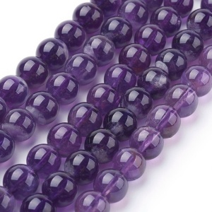 Amethyst natural 8 mm  - Img 1