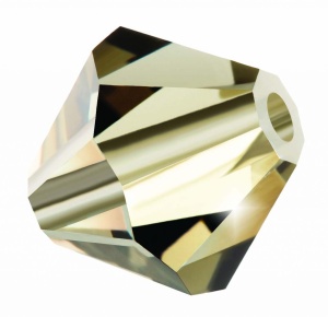 Bicónica Preciosa 4mm Diamante Negro - Img 2