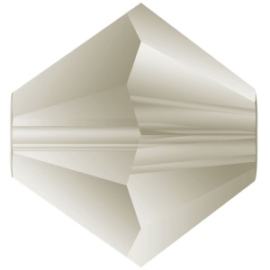 Bicónico 4mm precioso diamante negro mate