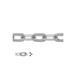 Chain by the metre, 925 sterling silver, 1.9 mm, 0.5 m
