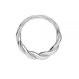 Colgante anillo plata de ley 925 22 mm