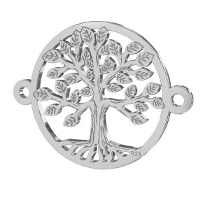 eslabón árbol de la vida plata 925