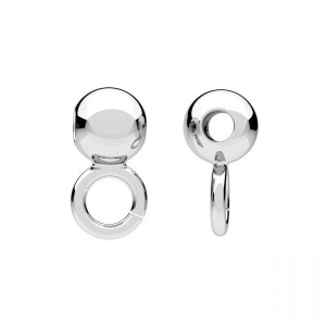 eslabón bola 4 mm plata de ley 925
