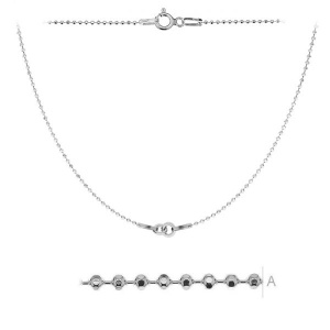 lant pentru link cu bila 20+20 cm argint 925  - Img 1
