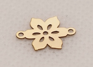 link aur 14k 13,5 mm placat cu aur de 18k