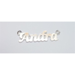 Name plate Andra, 925 sterling silver, 36 x 7 mm - Img 2