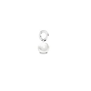 sterling silver 925 charm with 4mm Gavbari pearl