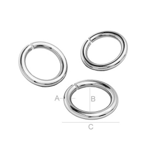 1 x 2,6 mm plata de ley 925 zale