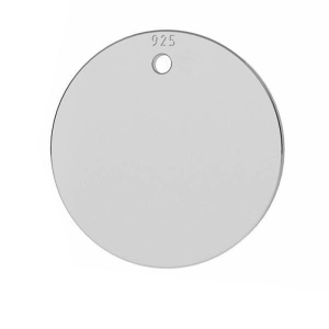 banut argint 925, 19 mm grosime 0.5  - Img 2
