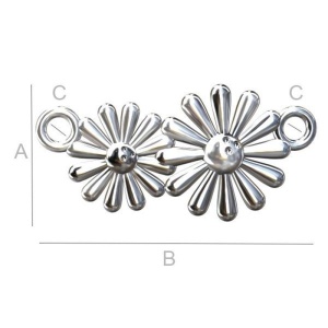 Colgante plata 925, 22 x 11 mm - Img 2