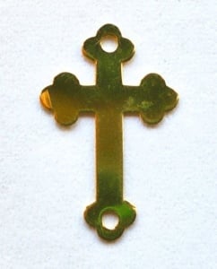cruce aur 14 k 15 x 9,5 mm link - Img 1