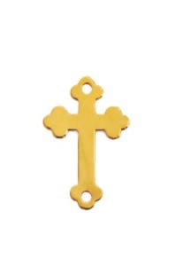 cruce aur 14 k 15 x 9,5 mm link - Img 2