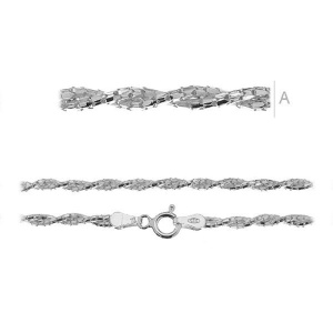 lant, argint 925 45 cm 2,3 mm - Img 2