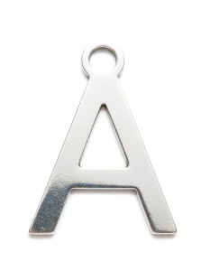 Letra , colgante plata 925