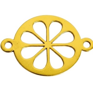link aur 14 k rotund placat cu aur de 18k - Img 2