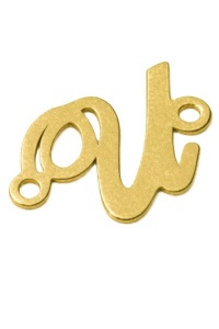 Litera U aur link 14k - Img 2