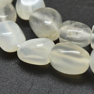 Natural moonstone nuggets length 12-15 mm , width 6 -8 mm  - Img 2