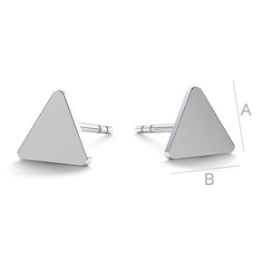 pancake, silver 925 triangles - Img 2