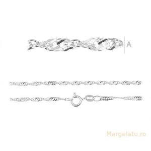 Plata .925 marcada 50 cm 1,55 mm de espesor código AG074 - Img 2