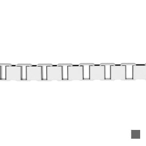 Venetian chain by the metre, 925 silver, 0.8 mm, 0.5 m