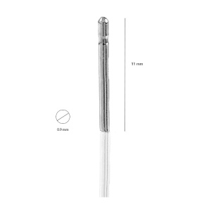 10mm sterling silver rod