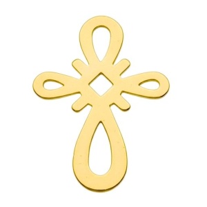 14 k gold cross pendant - Img 2