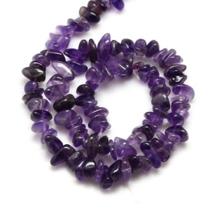 amethyst naturale chips latine 4 -8 mm , lungime 8*14 mm  - Img 2