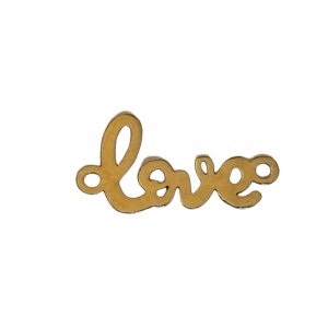 amor de oro de 14 quilates chapado en oro de 18 quilates